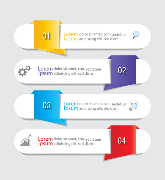 vector infographic template for business. - Vector, Image