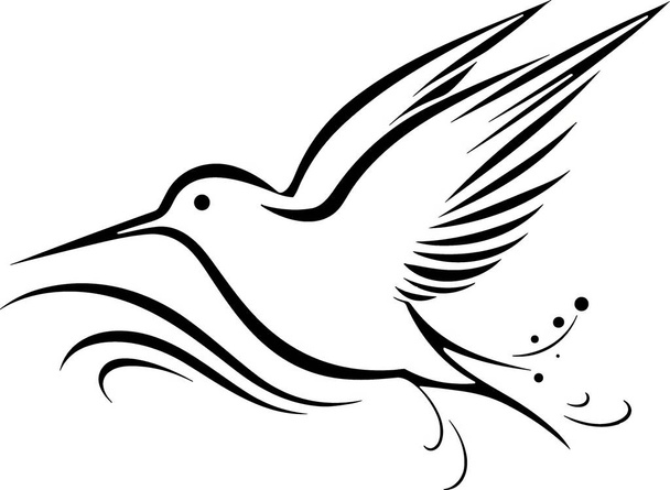 Векторная иллюстрация голубя
 - Вектор,изображение