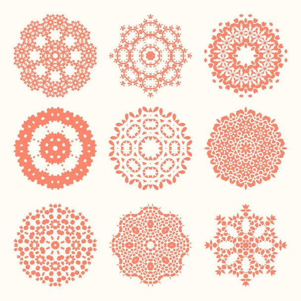 Элементы цветочного круга
 - Вектор,изображение