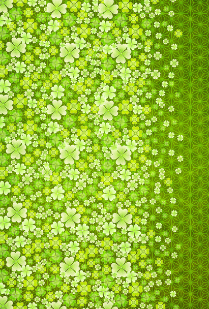 Травяной клевер
 - Вектор,изображение