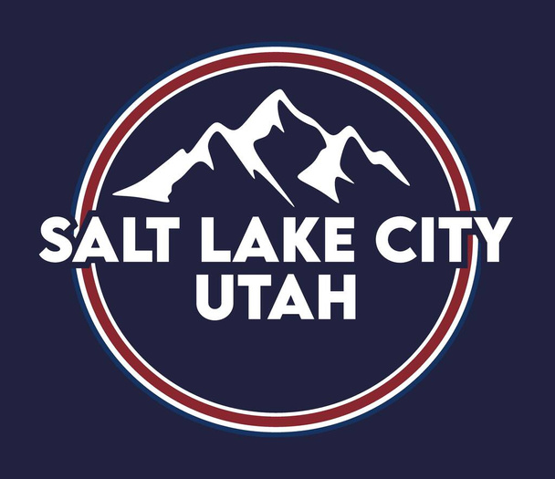 Salt Lake City Utah United States - Vector, Image