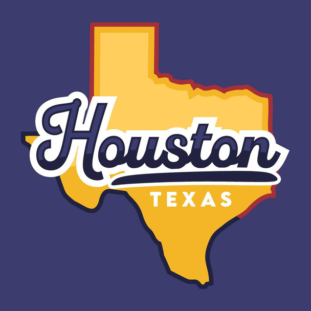 Houston Texas Stati Uniti d'America - Vettoriali, immagini