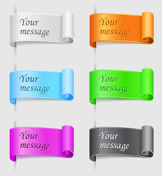 Multicolored labels - Vector, Image