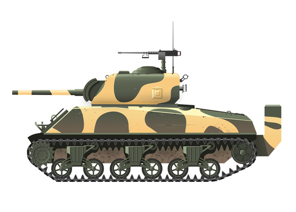 US-Panzer - Vektor, Bild