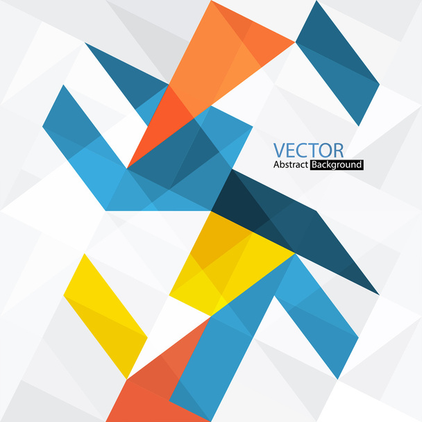 Abstract background with triangles - Vector, imagen