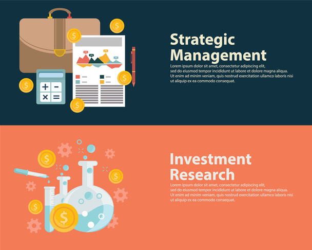 üzleti siker stratégia infographic koncepció - Vektor, kép