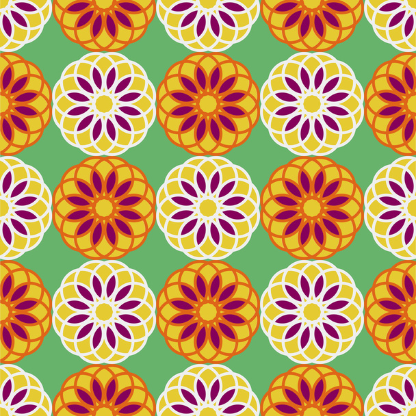 Flowers pattern - Vetor, Imagem