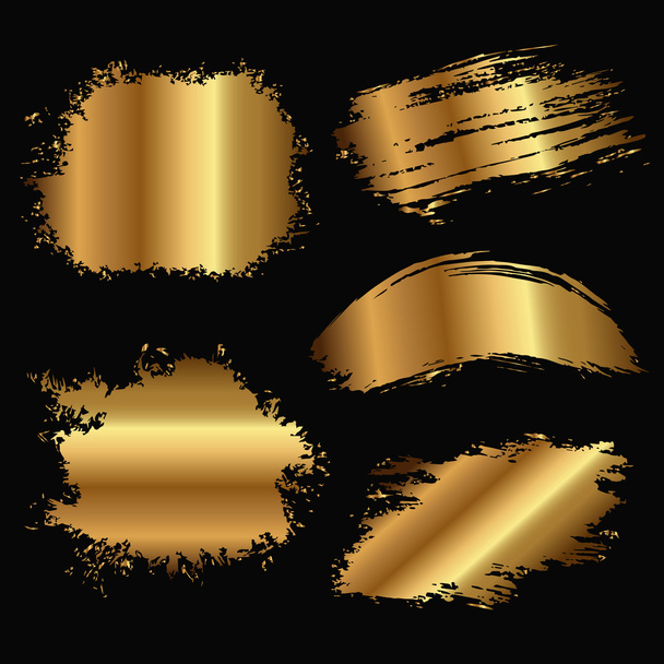 mancha de oro
 - Vector, imagen