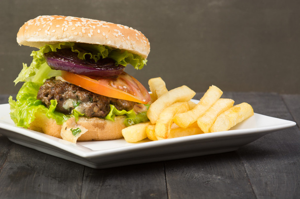 Гамбургер - Фото, изображение