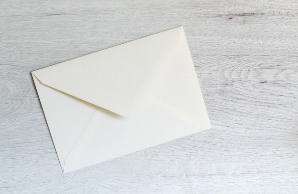 ivory paper envelope closed - Photo, Image