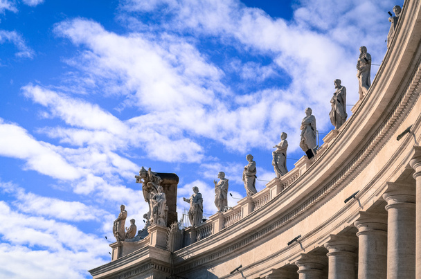 St. Peter' Square in Rome - Fotoğraf, Görsel
