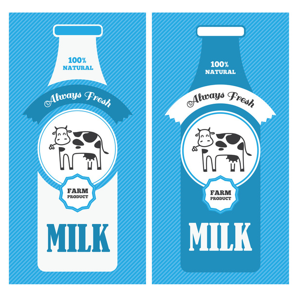 Milk poster - Vector, Image