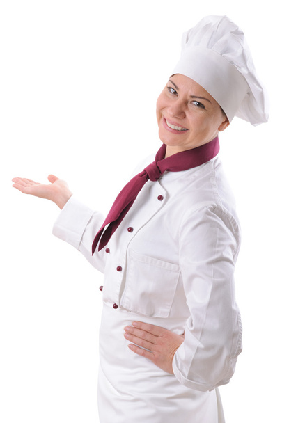 Portrait of female chef - Foto, Bild