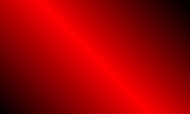 いくつかの滑らかな勾配ベクトルのイラストを持つ赤い抽象的な背景 - ベクター画像