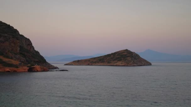 Small island in the Mediterranean Sea. - Footage, Video
