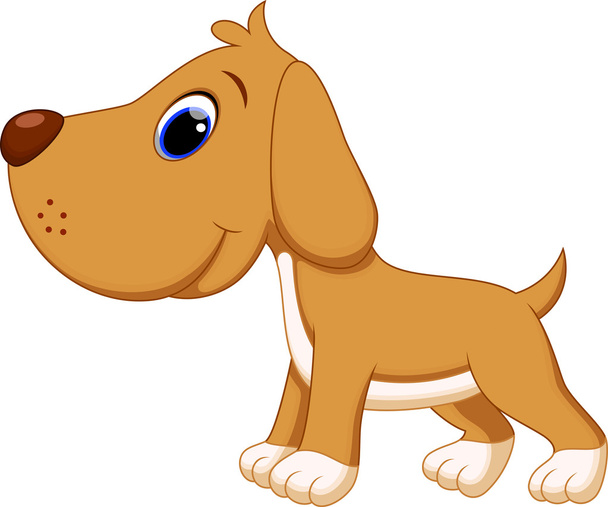 Aranyos kutya rajzfilm - Vektor, kép