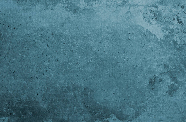 Mavi çimento duvar arka plan - Fotoğraf, Görsel