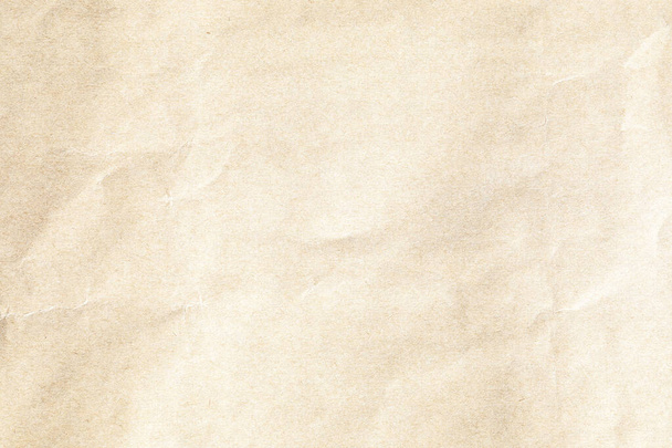 Barna gyűrött papír textúra gabona makró closeup - Fotó, kép