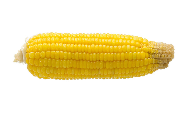 kukorica elszigetelt fehér háttér - Fotó, kép