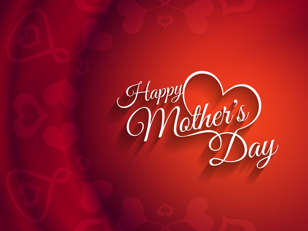 Elegant card design for Mother's day. - Vector, Image