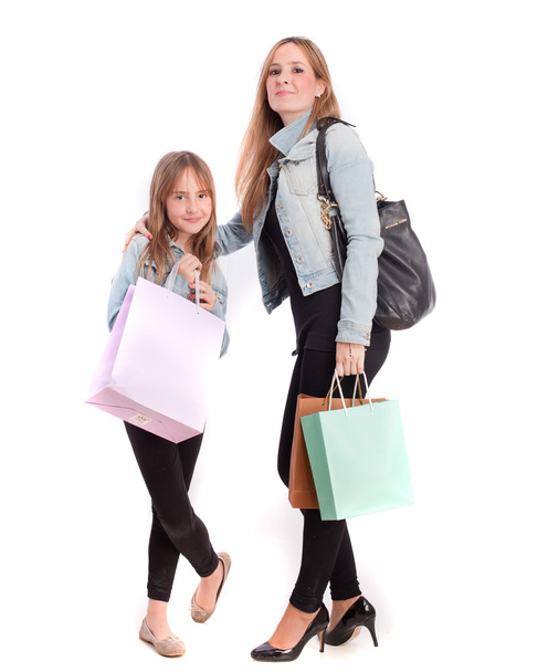 Mother and daughter shopping - Foto, Bild