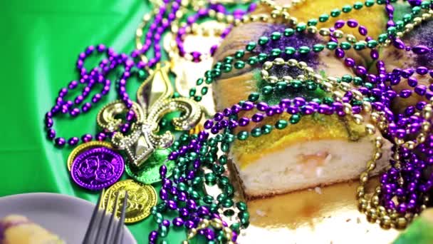 Cheese King Cake - Footage, Video