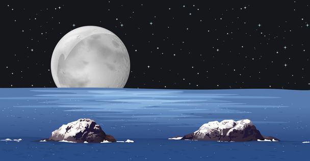 Luna llena - Vector, Imagen