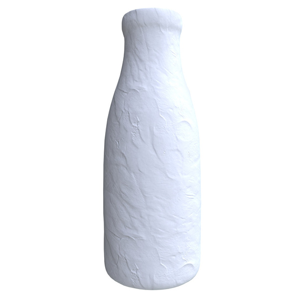 Cartoon bottle of plasticine - 写真・画像