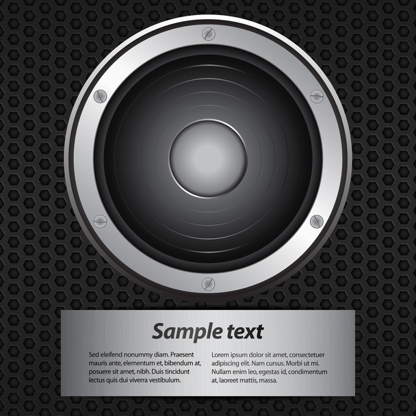 invite with speaker and sample text - Vector, Image