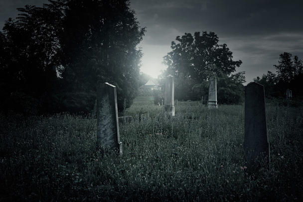 Old cemetery in gothic style - Photo, Image
