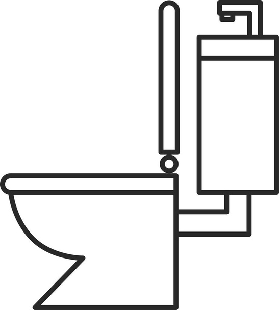 Günlük ihtiyaçlar illüstrasyon tuvaleti - Vektör, Görsel