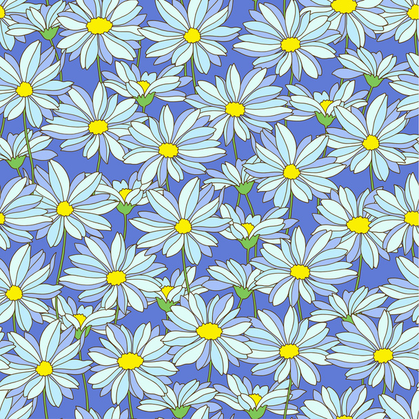 çiçek pattern - Vektör, Görsel