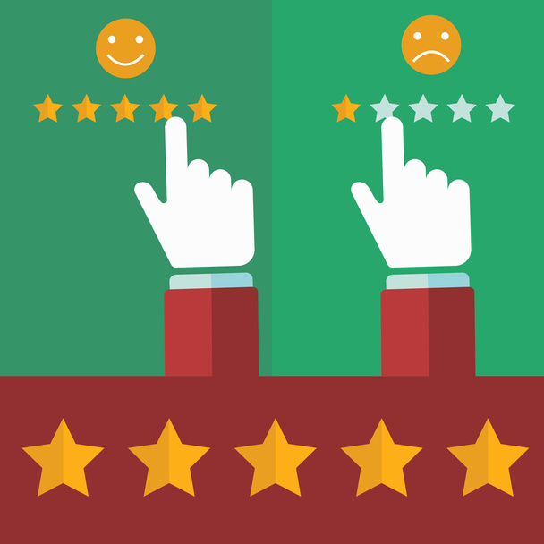 customer review concepts - Vector, Image