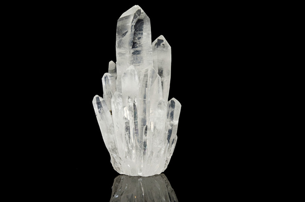 aglomerado de quartzo transparente
 - Foto, Imagem