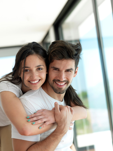 Relaxed young couple at home - Photo, image