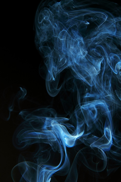 Abstract of smoke on black - Foto, Imagem
