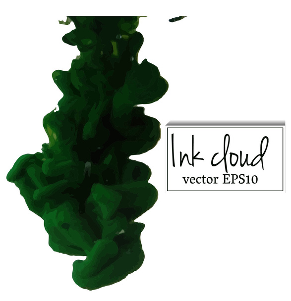 Abstract ink cloud - Vector, Image