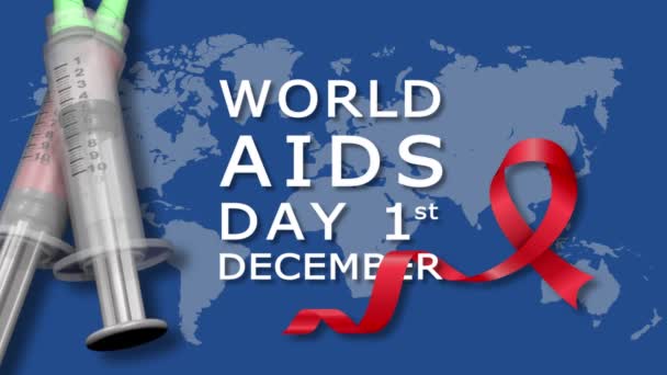 Az Aids világnapja illusztrációja - Felvétel, videó