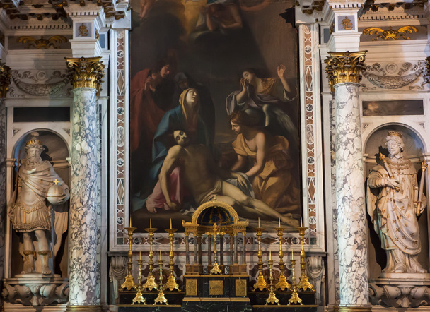 Chapel of the Trinity, in the castle of Fontainebleau - Photo, Image
