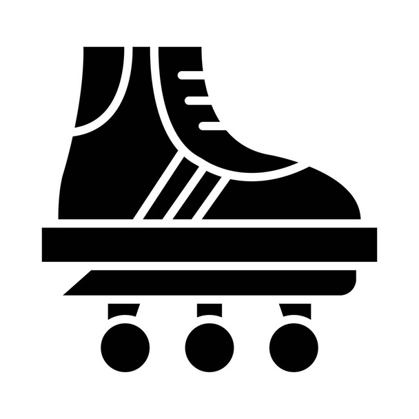Rollerskate Vector Glyph Icon para uso personal y comercial - Vector, imagen