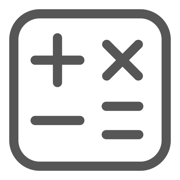 Mini mini icono símbolo de cálculo - Vector, Imagen