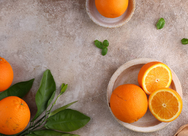 naturalne organiczne pomarańcze owocowe dla zdrowego odżywiania - Zdjęcie, obraz