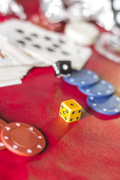 Hazardní hry pozadí kostky - Fotografie, Obrázek
