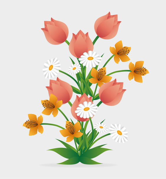 Flowers design. - Vektor, kép
