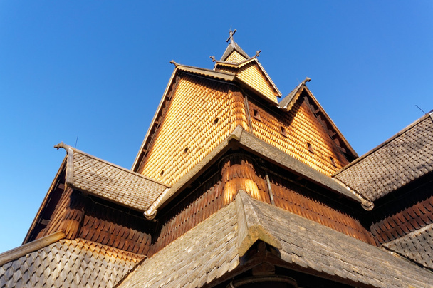 Norvég tető templom  - Fotó, kép