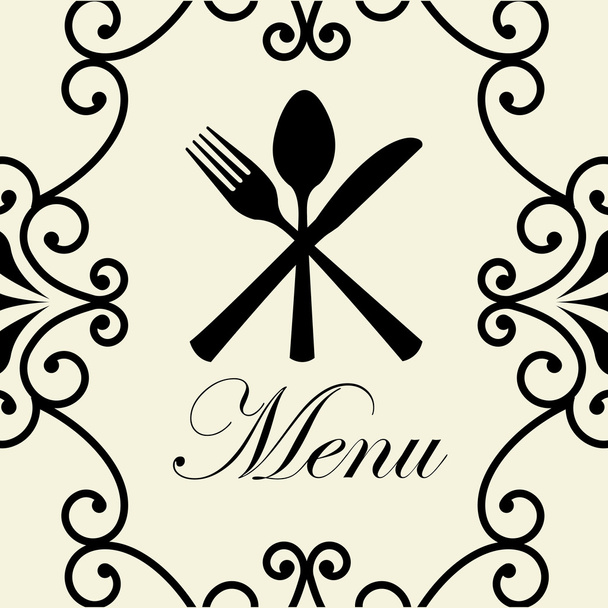 restaurant menu  - Vektor, Bild