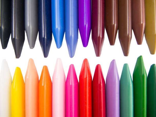Dents de tête de crayon couleur
 - Photo, image