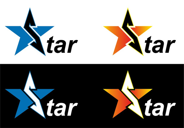 Logo star - Vector, Image