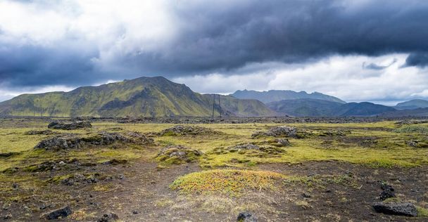 velkolepá divoká krajina na Islandu. Kvalitní fotografie - Fotografie, Obrázek