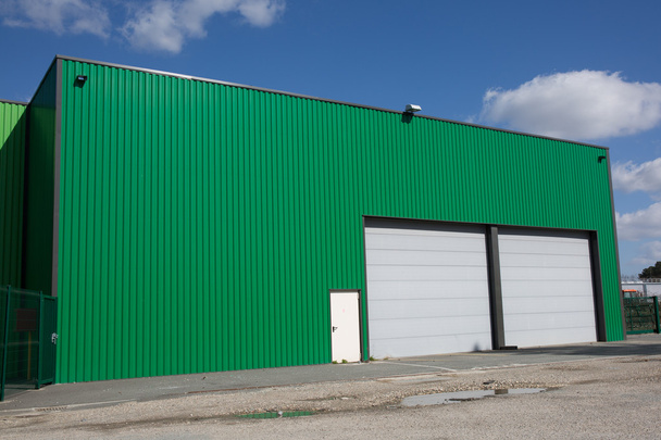 The exterior of a modern warehouse - Photo, Image
